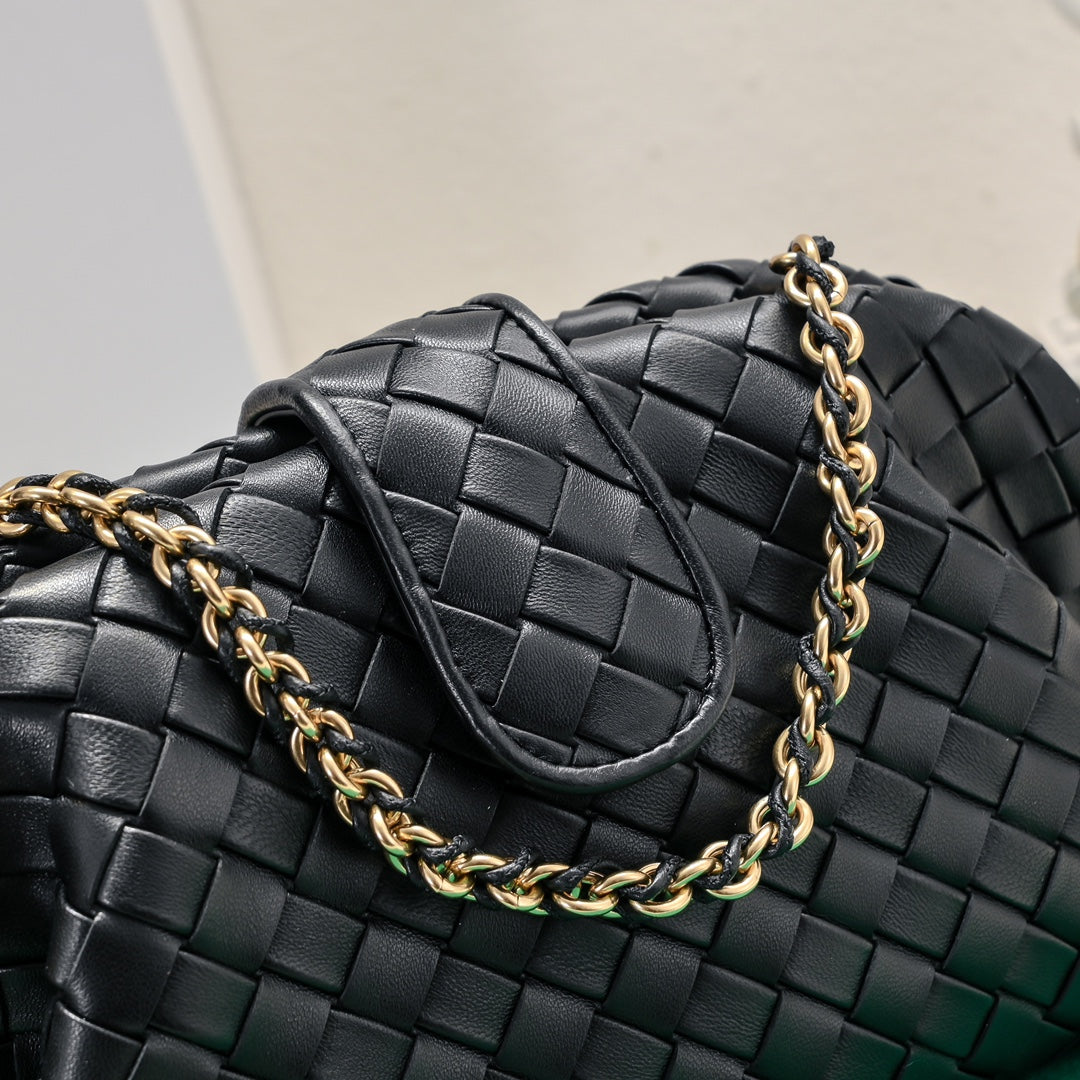 Teen Lauren 1980 With Chain 31.5 Black Leather Ghw